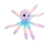 EXHUMKY Interactive Plush Octopus Toy Kitten Cat Chasing Chew Toy Catnip Rainbow Colors Stuffed Animal for Cats Puppy Kitten