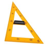 EXHUMKY Magnetic Teaching Square Plastic Ruler with Detachable Handle for Classroom Geometry Demonstrations Versatile Math and Engineering Drawing Tool for Teachers