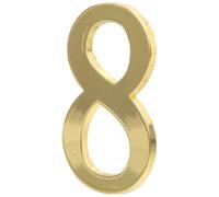 EXHUMKY Metal Mailbox Number Magnetic Address Numbers for Mailbox Thick and Strong Golden Solid Creative Practical Design and Office Use