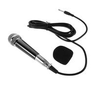 EXHUMKY Mini Wired Handheld Microphone Full Metal Body Outdoor Speaker Compatible Mic for Singing Karaoke Live Streaming Home Use