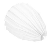 EXHUMKY Origami Foldable Paper Lamp Shade Cover for Ceiling Light, Replacement Pleated Lampshade in White, Modern Nordic Style for Living Room, Dining Room, Bar, and Café Lighting
