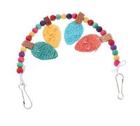 EXHUMKY Parakeet Shredding Swing Toy: Interactive Bird Chew Toy - Bird Cage Swing Plaything For Intelligence Training And Emotional Connection