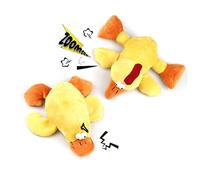 EXHUMKY Plush Big Mouth Chew Creative Sound for Puppies Reduces Boredom and Destructive Behavior Adorable Design for Interactive Play