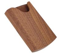 EXHUMKY Portable Wooden Business Card Holder with Delicate Texture and Bright Color Compact Card Case for Travel Office Desk Fits Id Credit Name Easy to Clean and Design