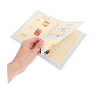 EXHUMKY Practice Copybook Set for Preschool Grooved Handwriting Workbook for English Alphabet Math and Drawing Writing Practice Tool with Difficulty for Learning to Write
