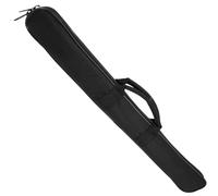 EXHUMKY Professional Portable Waterproof Oxford Linen Flute Bag with Thick Sponge Padding, Double Bamboo Flute Carrying Case for Student Practice and Instrument Protection Random Color