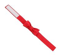 EXHUMKY Puppy Bow Tie Collar Red Canvas Dog Bowtie Costume Accessory for Parties Daily Wear Safe Comfortable Design for Cats and Kittens Adorable Pet Fashion