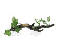 EXHUMKY Realistic Resin Climbing Branch Aquarium Decoration DIY Fish Tank Ornament for Snake and Reptile Habitat Natural Texture Artificial Tree Root Craft for Aquatic Plants and Hides