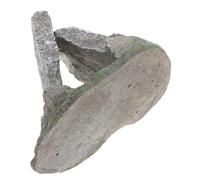 EXHUMKY Reptile Hideout Cave Realistic Aquarium Decorative Accessory for Lizards Turtles and Geckos Sturdy Easy to Clean Habitat Ornament for Fish Tanks