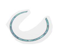 EXHUMKY Self-adhesive 3d Guitar Sound Hole Decal Rosette Ring Sticker for 41-inch Classical Guitar and Ukulele Sky-blue Sound Hole Decoration Supply