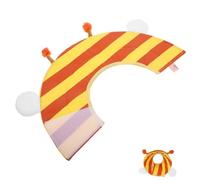 EXHUMKY Soft Adjustable Elizabethan Collar for Cats Dogs Comfortable Neck Cover to Prevent Biting and Licking for Post- Healing Bee Pattern