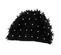 EXHUMKY Stylish Long Hair Swimming Cap for Women Breathable Protective Swim Hat Durable Design for Pool Parties and Beach Fun Hand Sewn Craftsmanship Prevents Hair From Falling Into Water