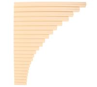 EXHUMKY Traditional Pan Flute G Key 22 Pipes Ethnic Woodwind Instrument for Adults with Case, Left-handed and Right-handed Playing, Pan Flute for Music Teaching and Performance