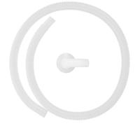 EXHUMKY Universal Portable Air Conditioner Drain Hose 1-Meter with 18mm PVC Connector Replacement Part for Window Air Conditioners Suitable for Homes and Offices