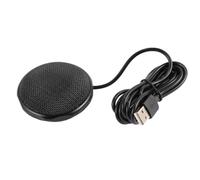 EXHUMKY USB Conference Microphone with 360° Pickup and Sturdy Build for School and Corporate Meetings, Plug and Play, Compatible with Mac and Windows