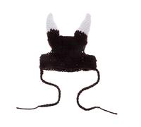 EXHUMKY Viking Horn Pet Hat for Dogs Cats Halloween Costume Accessory for Parties Birthdays Photo Shoots Fits Pets