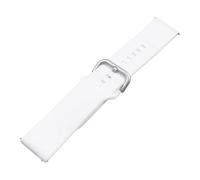 EXHUMKY White Silicone Replacement Wristband for Solar Smartwatch Soft Watch Strap for Fitness and Exercise Sweatproof Band for Men and Women