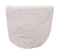 EXHUMKY Wicker Laundry Basket Fabric Liner Replacement, Medium 38x43cm round Hamper Cloth Insert with Washable Removable Daisy Pattern for Home Laundry Storage