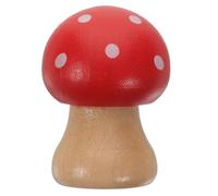 EXHUMKY Wood Mushroom Memo Clip 5 Pcs Card Holders for Decor Cute Desk Accessories Red Organizing Desk Photo Decor Postcard Holder