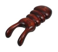 EXHUMKY Wooden Acupoint Massager Tool for Facial and Eye Relaxation Ergonomic Design for Comfortable Use Dual-Function Comb for Skin Health and Blood Flow Portable for Self-Care