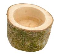 EXHUMKY Wooden Hamster Feeding Bowl Wear Resistant Rat Food Dish for Chinchillas Compact and Smooth Surface Easy to Clean Pet Food Bowl for Hamsters Rabbits and Squirrels