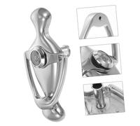 EXHUMKY Zinc Alloy Door Knocker with Peephole for Front Door Security Viewer for Home and Hotel Easy Installation Safe Visitor Identification Practical and Design