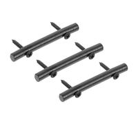 EXHUMKY Zinc Alloy Electric Guitar String Retaining Rod Bar 48mm Black Metal Chord Stick 3pcs Guitar String Guide Accessory