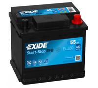 Exide 012 EFB Car Battery 55Ah EL550