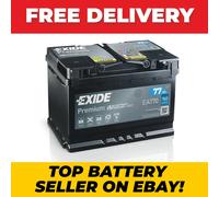 1 Exide EA770 Premium 77Ah 760CCA 12v Type 067 096 Car Battery