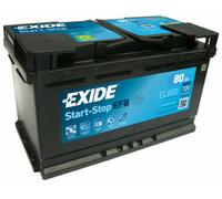 EXIDE 115 EFB CAR BATTERY 80AH EL800 START/STOP