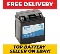 EXIDE AGM 12-14 YB14LA2 YB14L-A2 Sealed Motorcycle Battery Yamaha XS 750 77-79