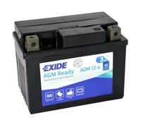 EXIDE AGM 12-4 YB4L-B Fully Sealed may fit Rieju RS 1 Evolution 125cc 1999-1 Year Warranty