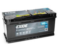 Exide EA1000 Car Van Battery - 12V 100Ah 900A (Made In Europe) FIAT 71714567