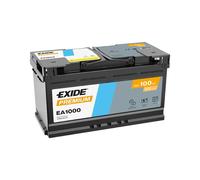 Exide EA1000 Car Van Battery - 12V 100Ah 900A (Made In Europe) FIAT 71714567