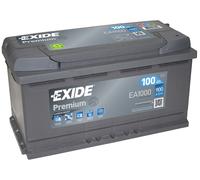 Exide EA1000 Car Van Battery - 12V 100Ah 900A LAND ROVER 6CP1-10655-GA