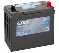 EXIDE EA456 Premium Car Battery 45AH 390A 154SE + Clamp Grease