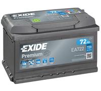 Exide EA722 100 / 096 OEM 12V 72Ah 720A = LUCAS LC 100, LP 100, LP 096 Battery