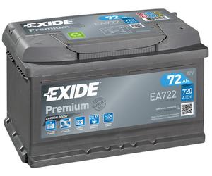 Exide EA722 100 / 096 OEM 12V 72Ah 720A Upgrade for S3 008 BOSCH Battery
