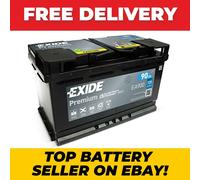 Exide EA900 Premium Carbon Boost 12V 90Ah 720A Starter Car Battery High Spec