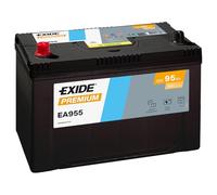 Type 250TE Car Battery 12V 95Ah 800A Exide EA955 Premium Battery