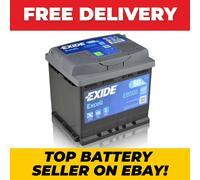 EXIDE EB500 EXCELL CAR BATTERY 50Ah 450A 079SE - 012