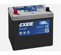 EXIDE EB605 EXCELL CAR BATTERY 60Ah 390A 005R