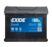 Exide EB620 Excell 027 Car Battery 3 Years Warranty 62Ah 540cca 12V Electrical