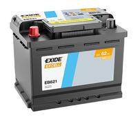 078 Car Battery Exide EB621 12V 62Ah 540CCA