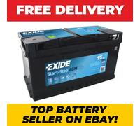Exide EK950 019/017 type AGM 95Ah 850A car battery start-stop Fits AUDI BMW MERC