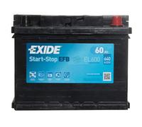 Exide EL600 Starter Battery Fits Abarth Punto EVO 124 Spider Alfa Romeo Mito