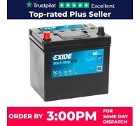 Exide EL605 EFB 014 12V Car Battery 3 Year Guarantee 60AH 520CCA 1/1 B0