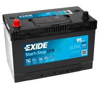 EXIDE EL955 250 EFB Stop / Start Car Battery 12V 95AH 800CCA