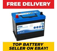Exide 12v/80ah 510 Cca Dual Er350 Battery Clear