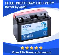 Exide ET9B-BS Motorcycle Battery 12V AGM YT9B-BS YT9B-4